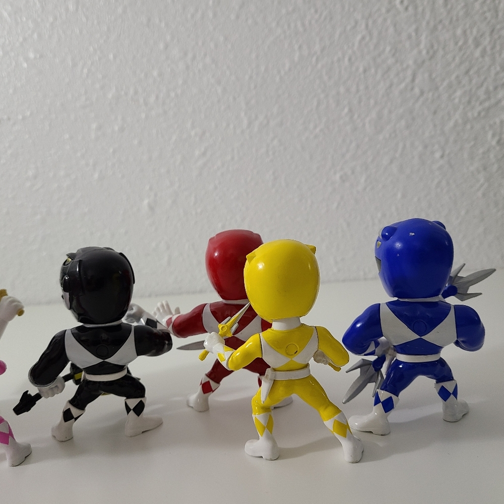 Jada Toys Metals Die Cast Power Rangers 4" classic collectible 7 figures - Picture 7 of 8